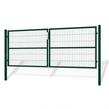Puerta Batiente de Malla Metálica 3m Razo 300B120 Verde