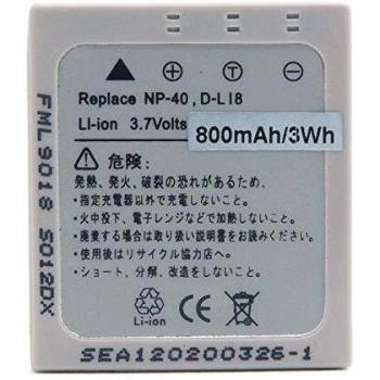 Batería de cámara 3.7V 750mAh para Tecknika SH-Z735 y Fujifilm NP-40
