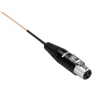 Hosa Technology Mogan Microphone Cable for AKG Transmitters, Beige, 1.2mm OD, 4'
