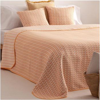 Colcha jacquard reversible Brisela de algodón para primavera y verano