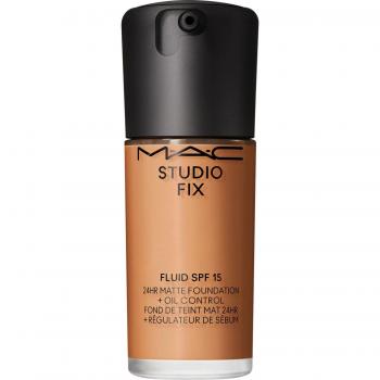MAC Cosmetics Studio Fix Fluid SPF 15 24HR Matte Foundation + Oil Control - Shade NC45 - 30 ml