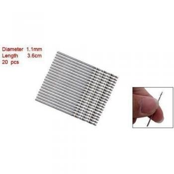 Amico 1,1 mm 20 piezas Bit trenzado taladrar punta