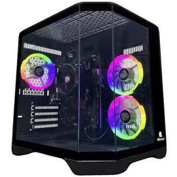 PC Gaming NitroPC Avanzado Bronze Plus - AMD Ryzen 5 5600GT, Gráficos Radeon, 32GB DDR4, 1TB M.2, Windows 11, WiFi, Negro