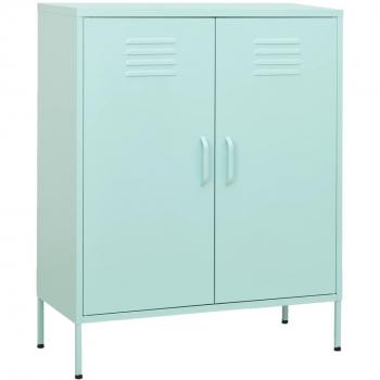 vidaXL Storage Cabinet Mint 80x35x101.5 cm Steel