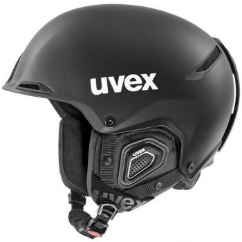 Casco Uvex Jakk+ IAS negro mate - Talla 55-59, con sistema de ajuste IAS, diseño aerodinámico, ventilación optimizada y ligero