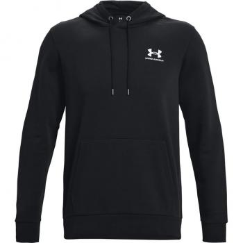 Under Armour Men's Essential Fleece Hoodie - Black, Size: Extra Large