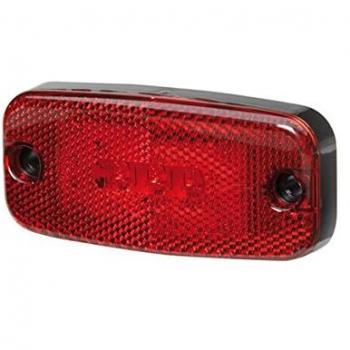Piloto LED Trasero Hella 2TM 357 008-021 - Luz de posición - 12V/24V - Conexión abierta - Color rojo