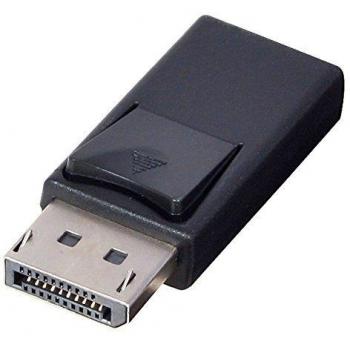 Adaptador DisplayPort a Mini DisplayPort, Macho/Hembra, Negro, 5.60 cm