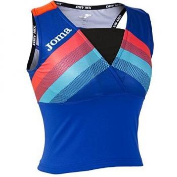 Joma Royal Camiseta, Mujer, Azul, 2XS