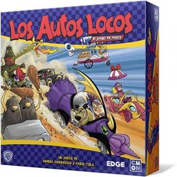 Edge Entertainment-Los Autos Locos el Juego de Mesa-Español, Color