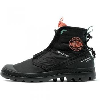 Palladium Pampa Travel Lite Men's Black Nylon Boots