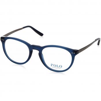 Polo Ralph Lauren 0PH2168, Monturas de Gafas para Hombre, Vintage Transparent Blue, 50