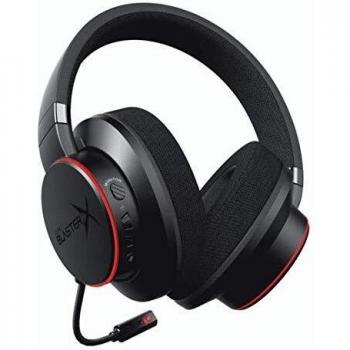 Creative Sound BlasterX H6 - Cascos con micrófono para juegos USB con sonido virtual 7.1