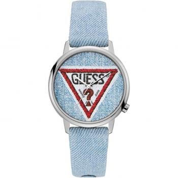 Reloj Guess Originals V1014M1 de piel con correa azul para mujer