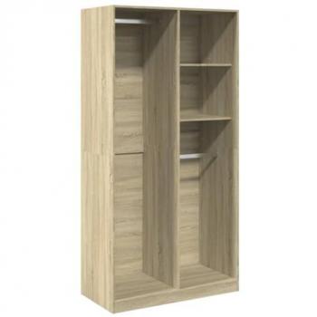 Armario de Almacenamiento Madera Contrachapada Color Roble Sonoma 100x50x200 cm