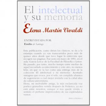 Elena Martín Vivaldi entrevistada por Emilio de Santiago