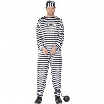 Disfraz Clásico de Preso para Hombre Smiffy's - Talla L