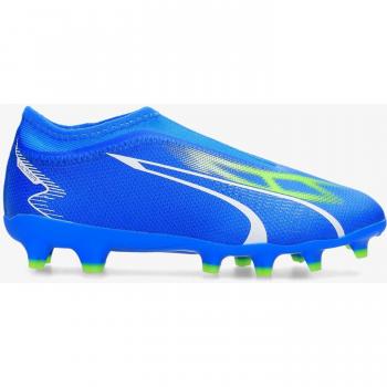 Puma Botas de Fútbol Ultra Match LL FG/AG para Niño, Color Blanco, Talla 35