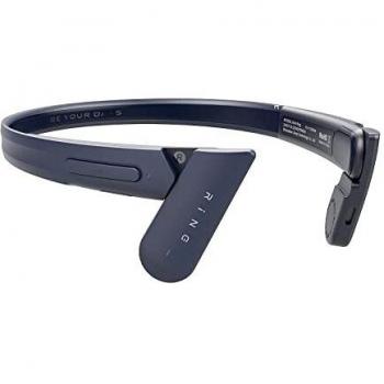 Mu6 Ring Air Conduction Auriculares Abiertos, Auriculares Deportivos inalámbricos, Auriculares Impermeables, Auriculares para Música/Juegos/Entrenamiento/Correr/Gimnasio
