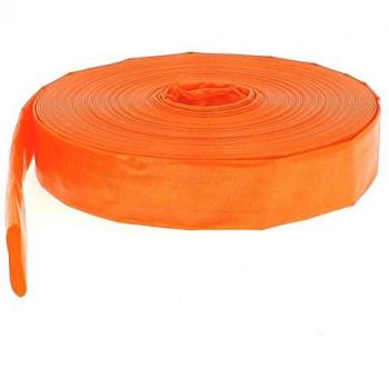 Manguera plana de suministro y descarga HUGGY TuyAUX Ø 38 mm (1 1/2'') naranja - Longitud 25 metros