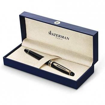 Waterman Expert - Pluma Estilográfica con Estuche de Regalo, Negro