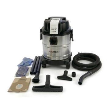 Aspirador Multifuncional GAVATECH AJV20-20L de Seco y Mojado, 20 Litros, 1200W, Cuerpo de Chapa Reforzado, Cable de 3m y Función