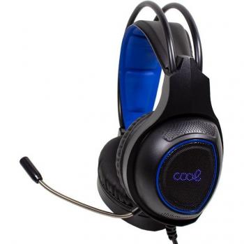 Auriculares Gaming Cool Oklahoma PC/PS4/PS5/Xbox 3,5 mm Stereo con Micro Azul