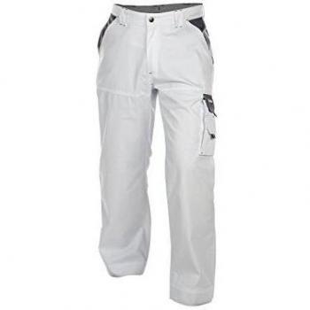 Dassy Nashville - Pantalones de Trabajo para Hombre, Bianco/Grigio, 50