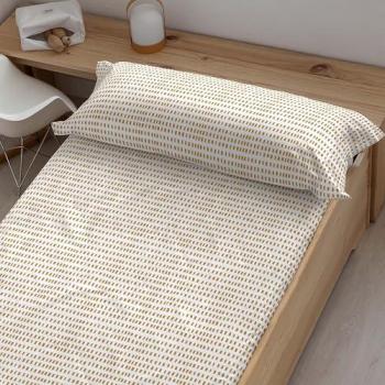 Sábana Bajera Ajustable Kids&Cotton Huali Multicolor 105x200 cm, 100% algodón peinado, estampada, 175 hilos