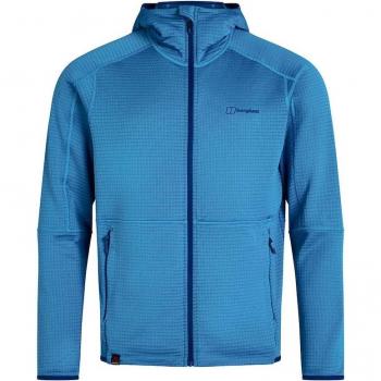 Forro polar con capucha Berghaus Vanth Full Zip azul para hombre, talla L