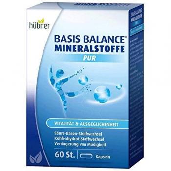 Hübner Basis Balance Pur Minerales y Multivitaminas 60 Cápsulas