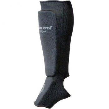 OKAMI Fightgear Hybrid - Protecciones para espinillas y empeines negro negro Talla:large