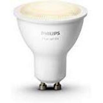 Philips Hue Bluetooth Bombilla Inteligente LED GU10, Luz Blanca cálida, Compatible con Alexa y Google Home