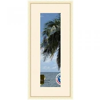 Marco de fotos de pared 14 x 14 x 47 x 47 marco, moderno, 2,3 cm de longitud, de madera, madera, Blanc Cassé-39, Passe-Partout Ivoire