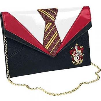 Harry Potter Danielle Nicole - Gryffindor Mujer Clutch Negro/Rojo, Poliuretano, poliéster,