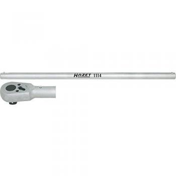 Cabeza de carraca reversible HAZET 1116/2 con pasador giratorio, cuadrado macizo de 1 pulgada (25 mm), longitud de 824 mm, número de herramientas: 2