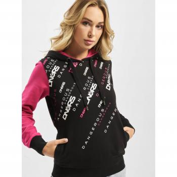 Dangerous DNGRS Women's Down to Earth Black/Pink Hoodie