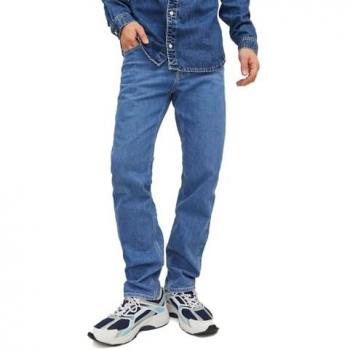 Jack & Jones JJIMIKE Original 385 Straight Tapered Fit Men's Jeans - Blue Denim