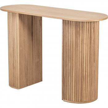 Mesa consola de madera natural Nordlys