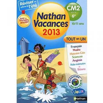 Nathan vacances tout en un du CM2 vers la 6e