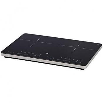 WMF Kult X Doble Placa de Inducción Negra, 2 Zonas de Cocción, 3500W, Detección de Olla, Pantalla Táctil, Función Timer