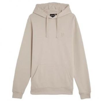 Lyle & Scott Men's Tonal Eagle Pullover Hoodie - Grey, Tan, Cream, Beige - Size: Medium