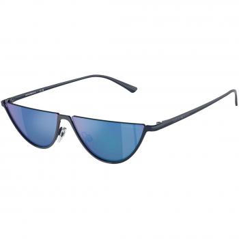 Emporio Armani EA2143 Men's Round Mirrored Sunglasses Blue Green Metal 301925