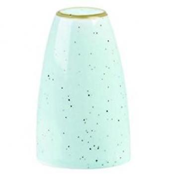 Salero Stonecast Huevo de Pato 7 cm Azul Claro/Marrón - Paquete de 12 unidades