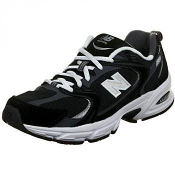 Zapatillas New Balance 530 Unisex Negros con Detalles Blancos, Talla 40, Diseño Casual y Cordones