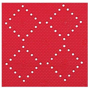 SPIRELLA COLECCIÓN ALASKA, ALFOMBRILLA DE DUCHA 91 X 36,PVC,ROJO