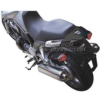 Equipaje aluminio Rack para Yamaha BT 1100 Bulldog Negro