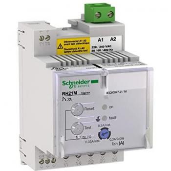 Relé Diferencial Schneider Electric RH21M, 300mA, 0.06s, 240V