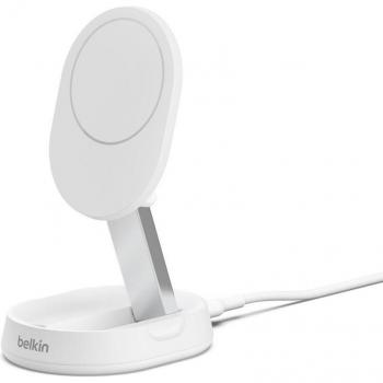 Belkin BoostCharge Pro Cargador inalámbrico rápido para smartphone blanco, corriente alterna, interior
