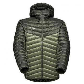 Chaqueta con Capucha de Hombre Mammut Albula In Verde M, Poliéster, Casual y Deportivo